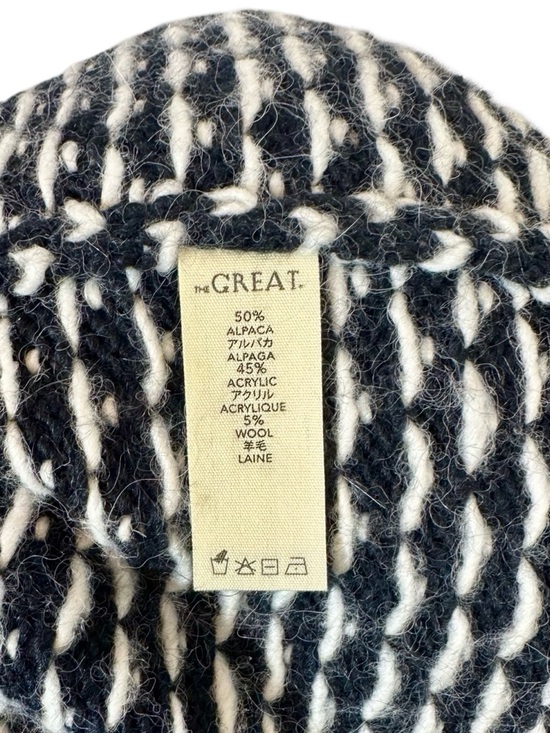 THE GREAT. The Tiny Hearts Lodge Wool and Alpaca Blend Cardigan - Picture 11 of 14